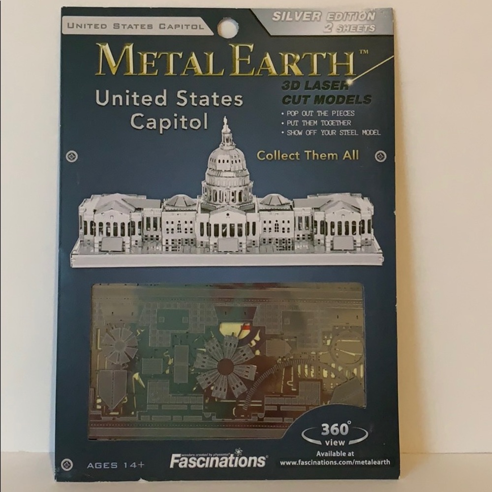 Metal Earth 3D Laser Cut Model U.S. Capitol